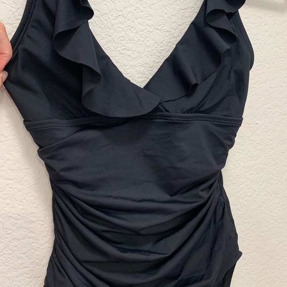 Chaps Ruffle swimsuit - Picture 2 of 4